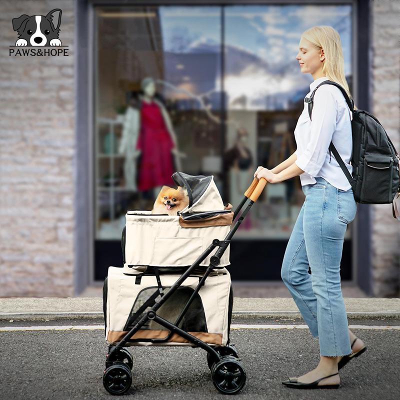 Outdoor Luxury Double Dog Stroller