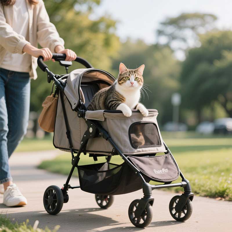 Guía completa de cochecitos para gatos: beneficios, consejos de entrenamiento y seguridad